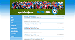 Desktop Screenshot of fotbalpolna.cz